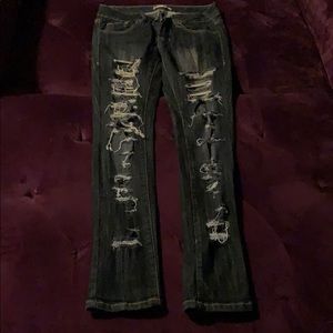 Sexy fitting holy jeans from express